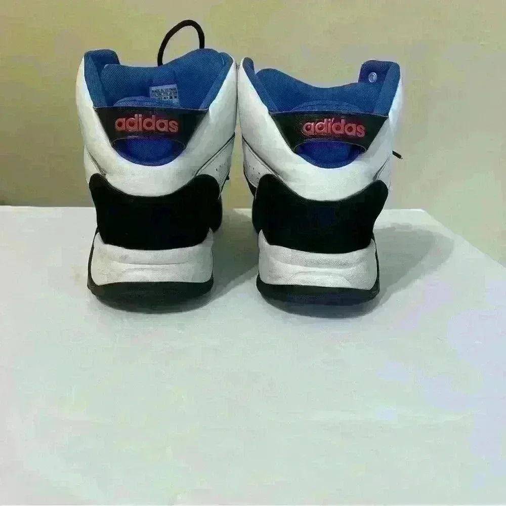 Mens Adidas Streetball 1.5 G99873 Basketball Leather White/Blue/Orange Size 11 - Picture 11 of 12